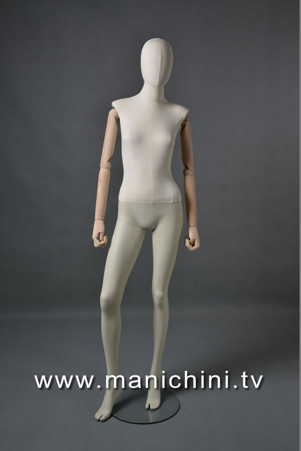 女式 Tailor Lite 定制人体模特带木臂 MSD2
